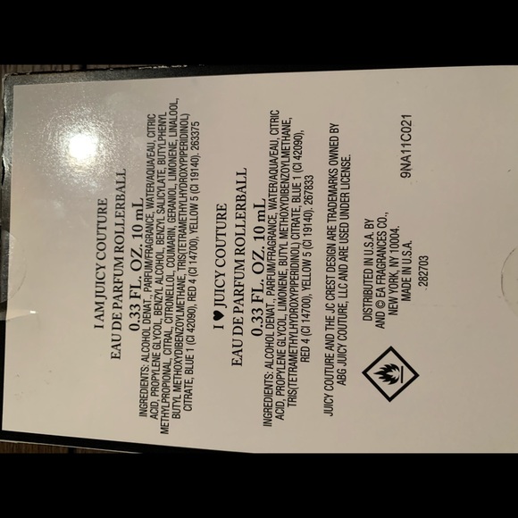 SOLD Juicy couture Rollerball set. I 💜 juicy Couture and I Am Juicy Couture. - Picture 2 of 2